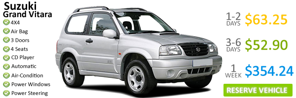 Suzuki Grand Vitara - Dominica Car Rentals